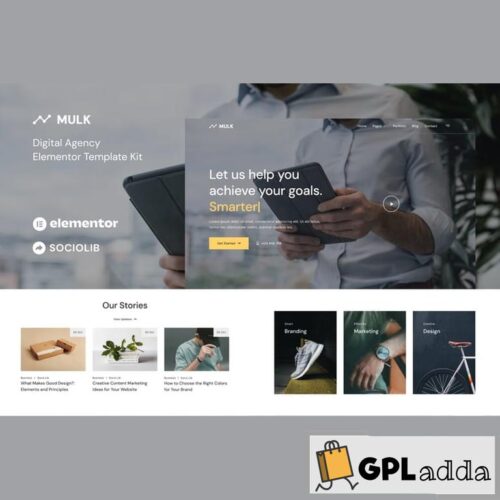 Mulk - Digital Agency Elementor Template Kit