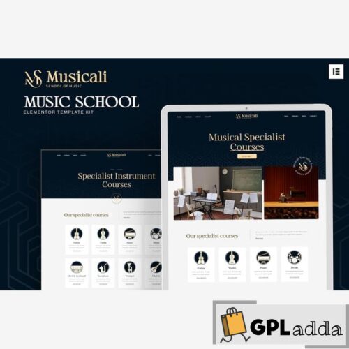 Musicali - Music School Elementor Template Kit