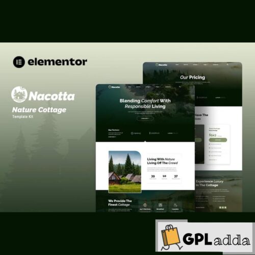 Nacotta - Nature Cottage Elementor Template Kit