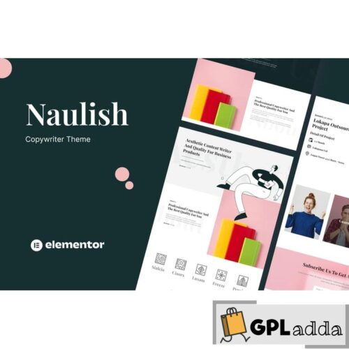 Naulish - Copywriter Elementor Template Kit