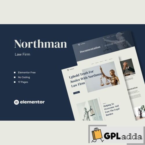 Northman - Law Firm Elementor Template Kit