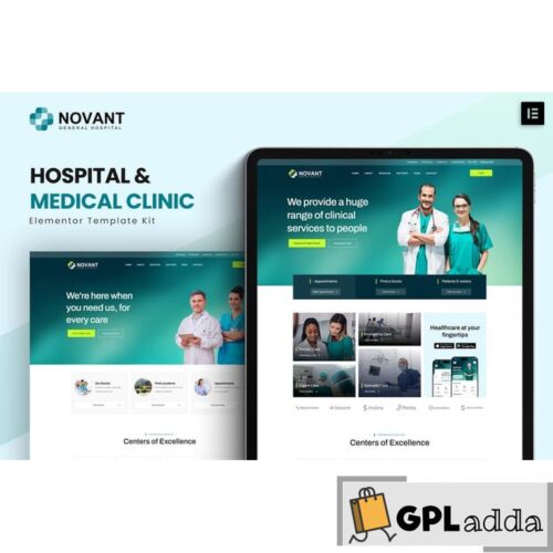 Novant - Hospital And Medical Clinic Elementor Template Kit