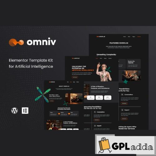 Omniv AI - Artificial Intelligence Elementor Template Kit