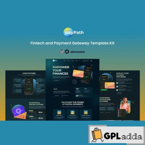 PayPath - Online Payment Gateway Elementor Template Kit