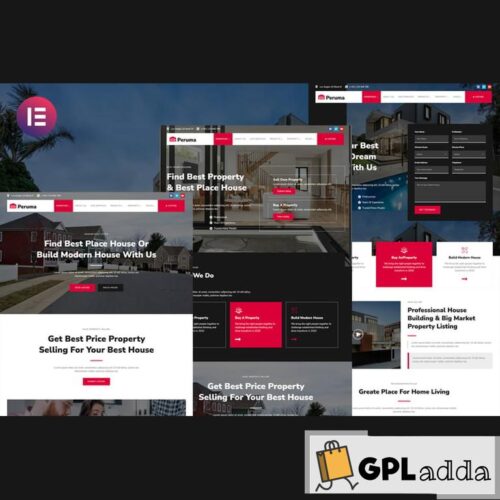 Peruma - Real Estate & Property Listing Elementor Template Kit