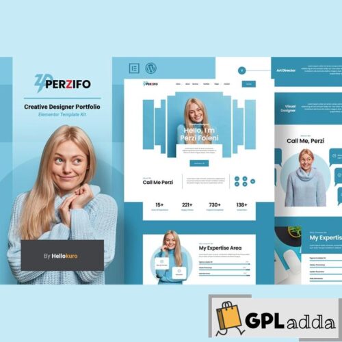 Perzifo - Creative Designer Portfolio Elementor Template Kit