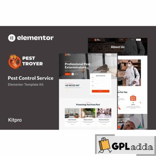 Pestroyer - Pest Control Service Elementor Template Kit