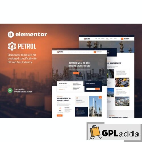 Petrol - Oil & Gas Industry Elementor Template Kit