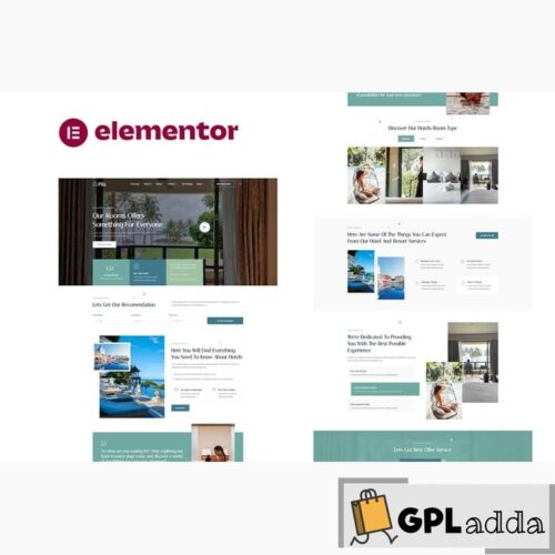 Pila - Hotel & Resort Elementor Template Kit