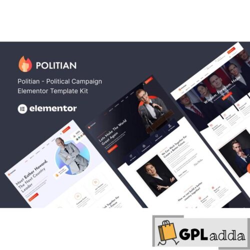 Politian - Political Campaign & Elections Elementor Template Kit