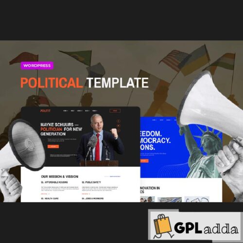 Politit - Political Party Elementor Template Kit