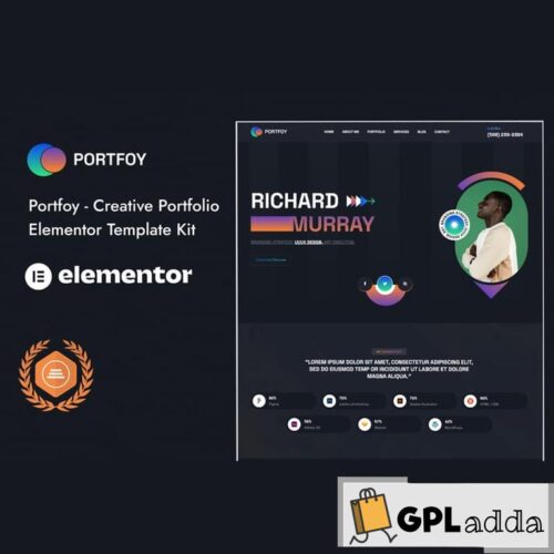 Portfoy - Portfolio Elementor Template Kit