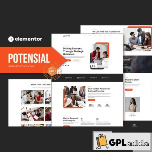 Potensial - Business Consulting Elementor Template Kit