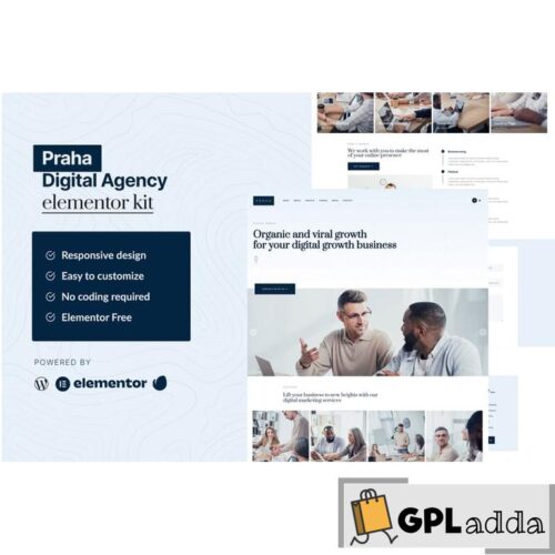 Praha - Digital Agency Elementor Template Kit