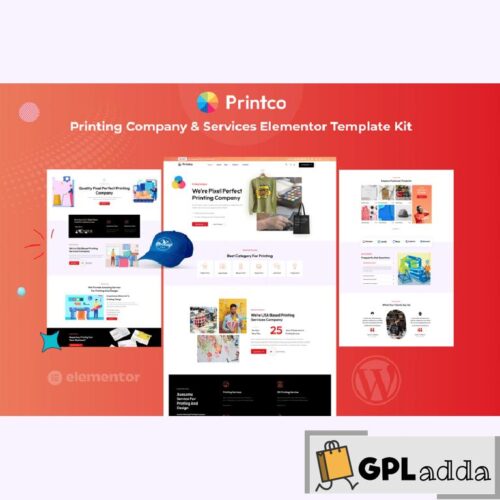 Printco - Printing Company & Services Elementor Template Kit