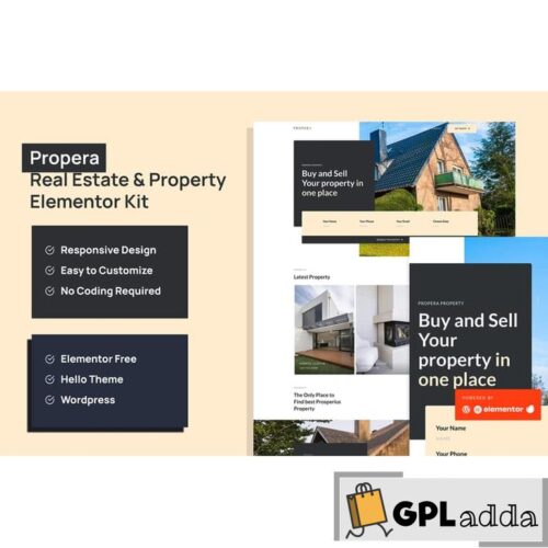 Propera - Real Estate Elementor Template Kit