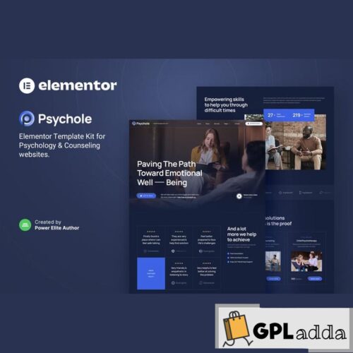 Psychole - Psychology and Counseling Elementor Template Kit