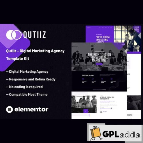 Qutiiz - Digital Marketing Agency Template Kit