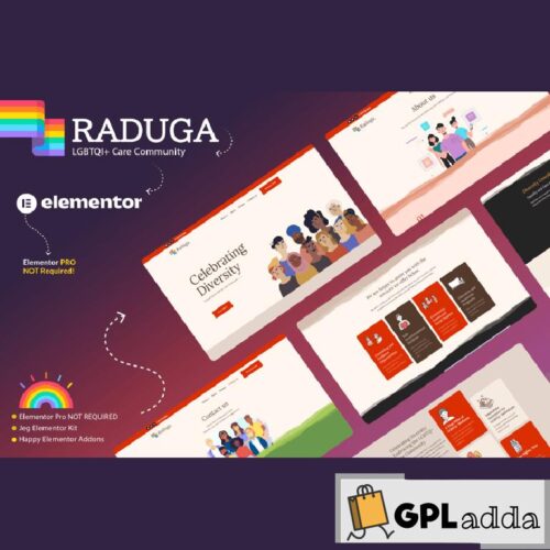 Raduga - LGBTQI+ Care Community Elementor Template Kit