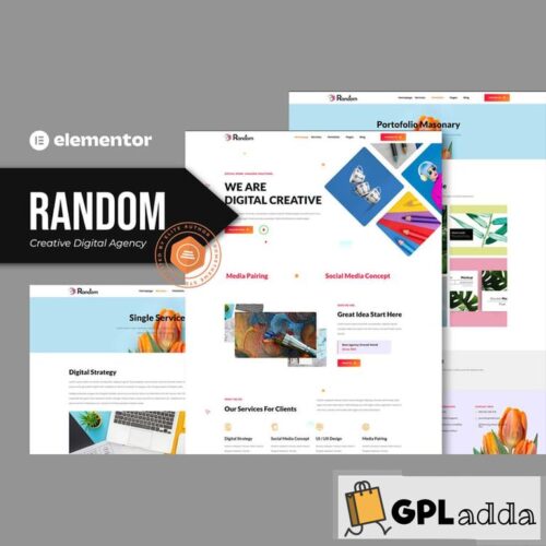 Random - Creative Digital Agency Elementor Template Kit