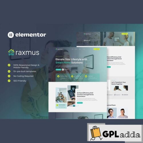 Raxmus - Smart Home Automation Elementor Template Kit