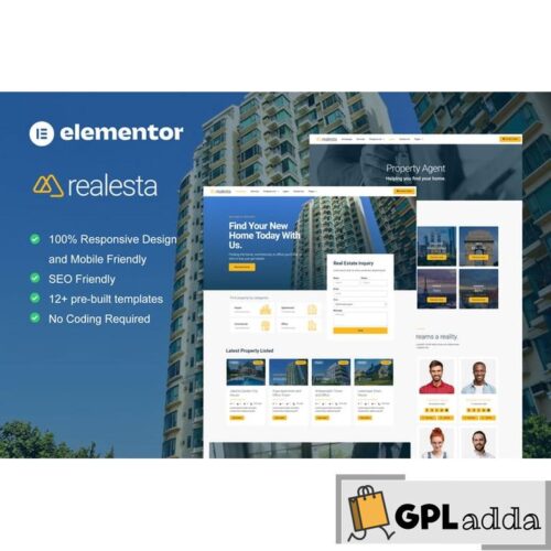 Realesta - Real Estate Elementor Template Kit