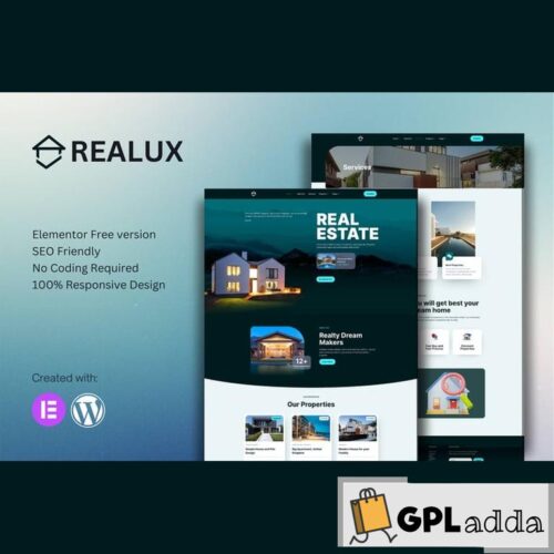 Realux - Real Estate Elementor Template Kit