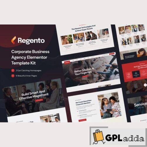 Regento - Business Agency Elementor Template Kit