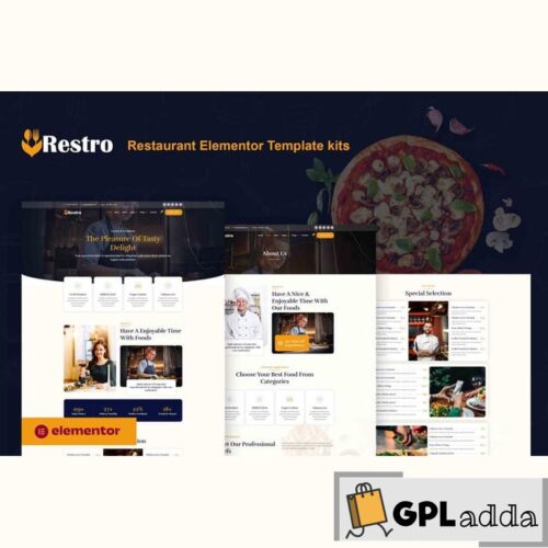 Restro - Restaurant Elementor Pro Template Kit