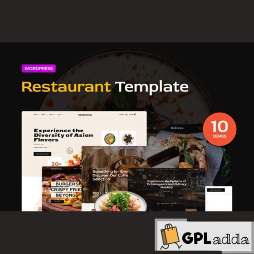 Resturica - Food Industry Elementor Pro Template Kit