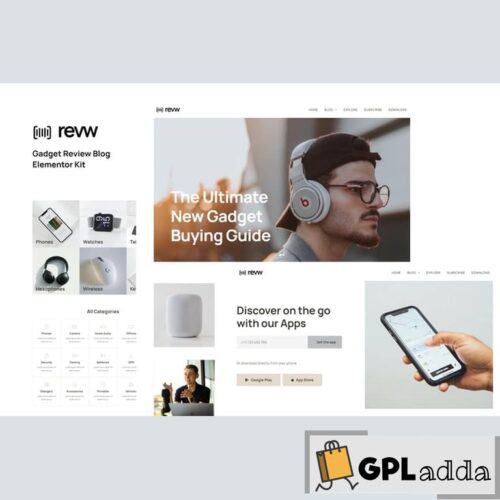 Revw - Gadget Review Blog Elementor Template Kit