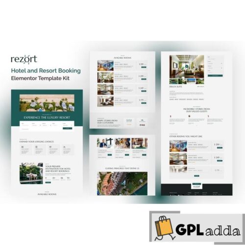 Rezort - Hotel & Resort Booking Elementor Template Kit