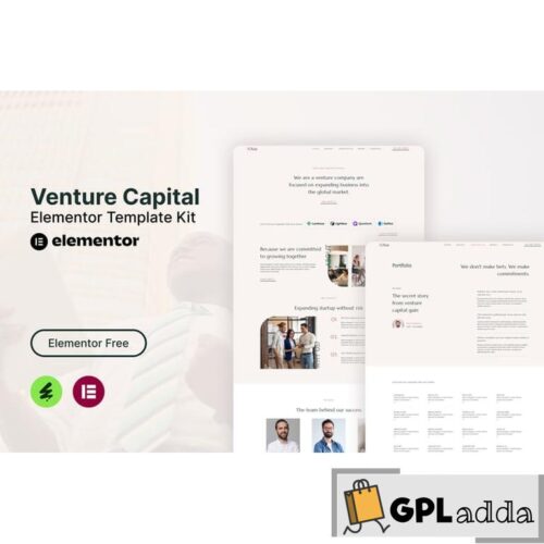 RiXus - Venture Capital Elementor Template Kit