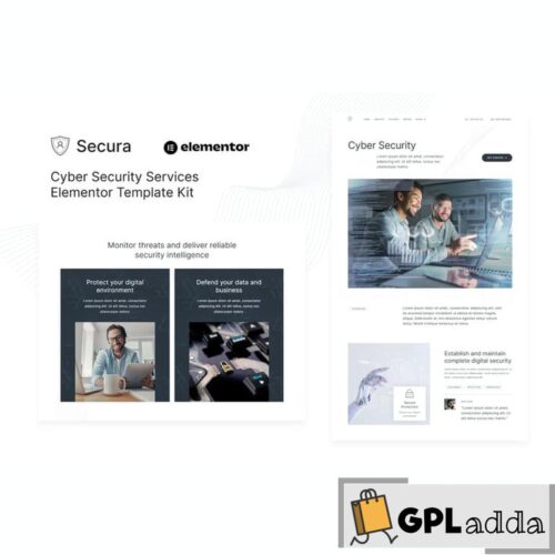 Secura - Cyber Security Services Elementor Template Kit