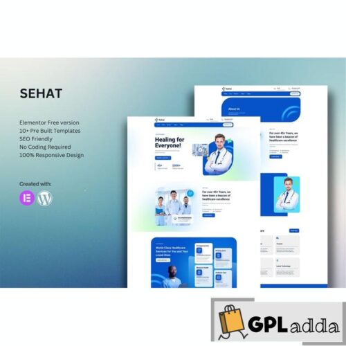 Sehat - Medical Elementor Template Kit