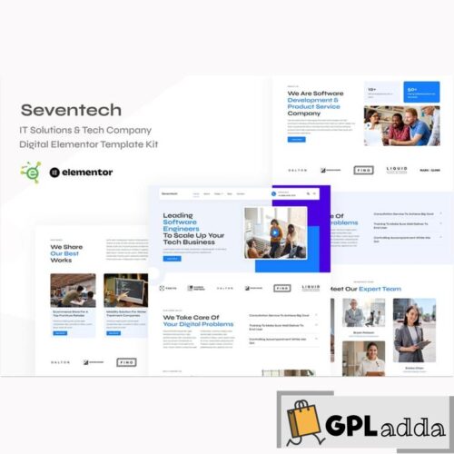 Seventech - IT Solutions & Tech Company Digital Elementor Template Kit