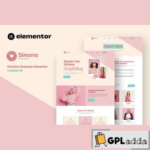 Simona - Feminine Business Elementor Template Kit