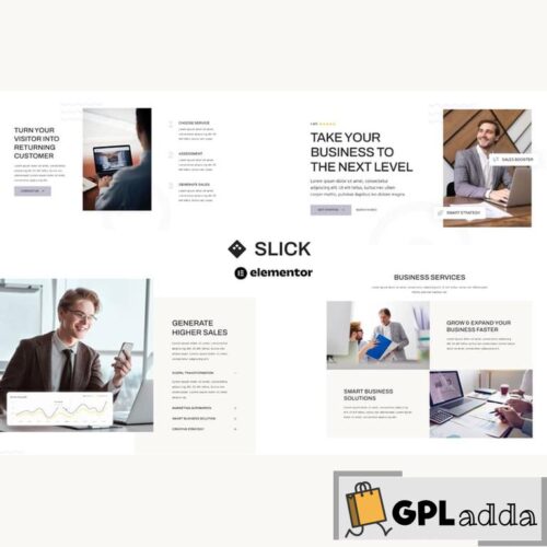 Slick - Multipurpose Business & Marketing Agency Elementor Template Kit