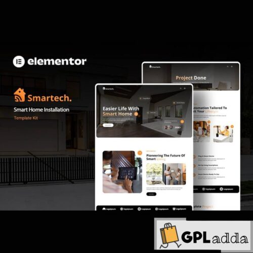 Smartech - Smart Home Installation Elementor Template Kit