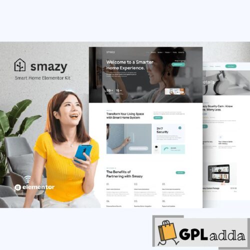 Smazy - Smart Home System Elementor Template Kits