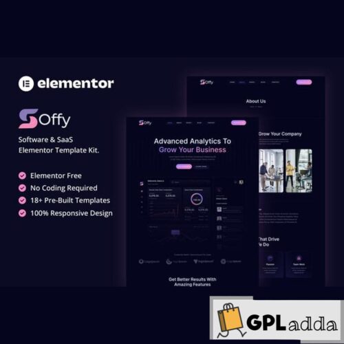 Soffy - Software & SaaS Elementor Template Kit