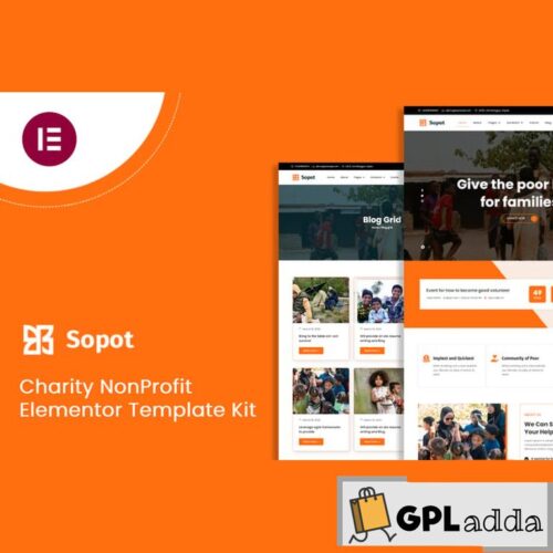 Sopot - Charity Elementor Pro Template Kit