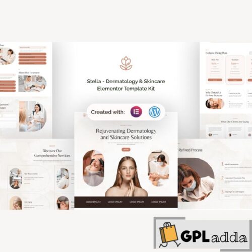 Stella - Dermatology & Skincare Elementor Template Kit