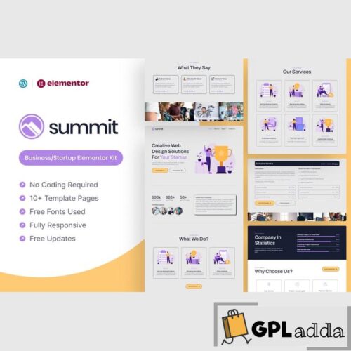 Summit - Business and Startup Template Kit