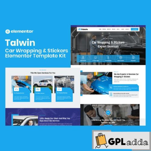 Talwin - Car Wrapping & Stickers Elementor Pro Template Kit