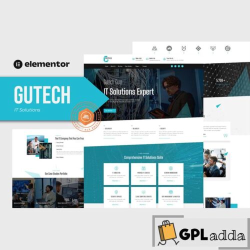 Gutech - IT Solutions Elementor Template Kit