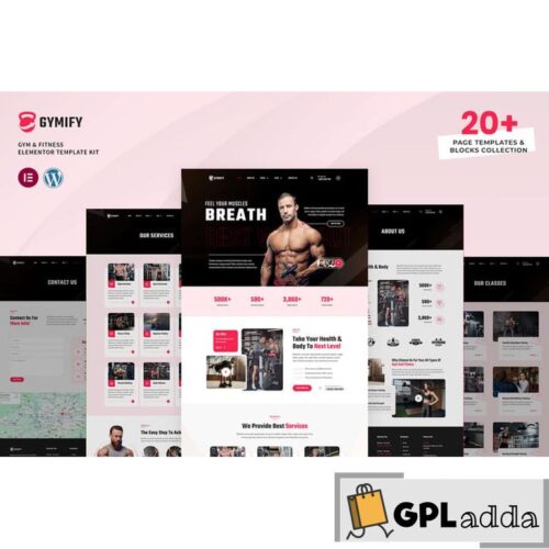 Gymify - Gym & Fitness Elementor Pro Template Kit