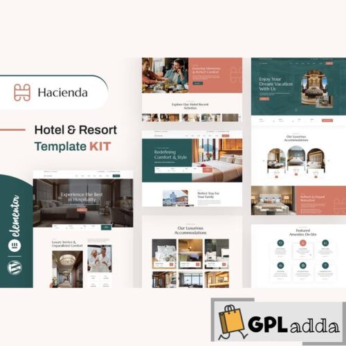 Hacienda - Hotel & Resort Elementor Template Kit
