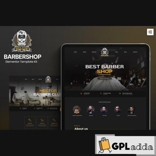 Hector - Barbershop Elementor Template Kit