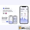 hood mobile app startup elementor template kit